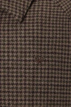 Silbon Cazadora pata de gallo Marr&oacute;n Outlet