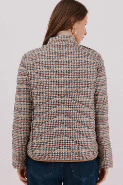 Cortefiel Cazadora reversible plumas Beige Discount