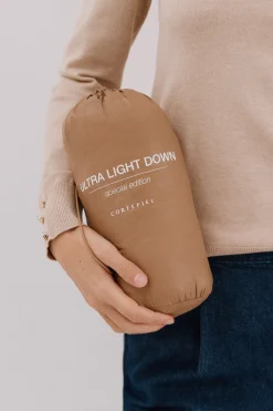 Cortefiel Cazadora reversible plumas Beige Discount