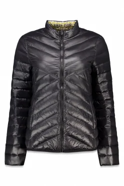 Cortefiel Cazadora reversible plumas Negro Clearance