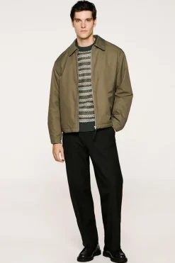 Selected Cazadora técnica repelente al agua Verde oscuro Hot