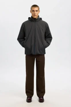 Selected Cazadora técnica resistente al agua Gris oscuro Best