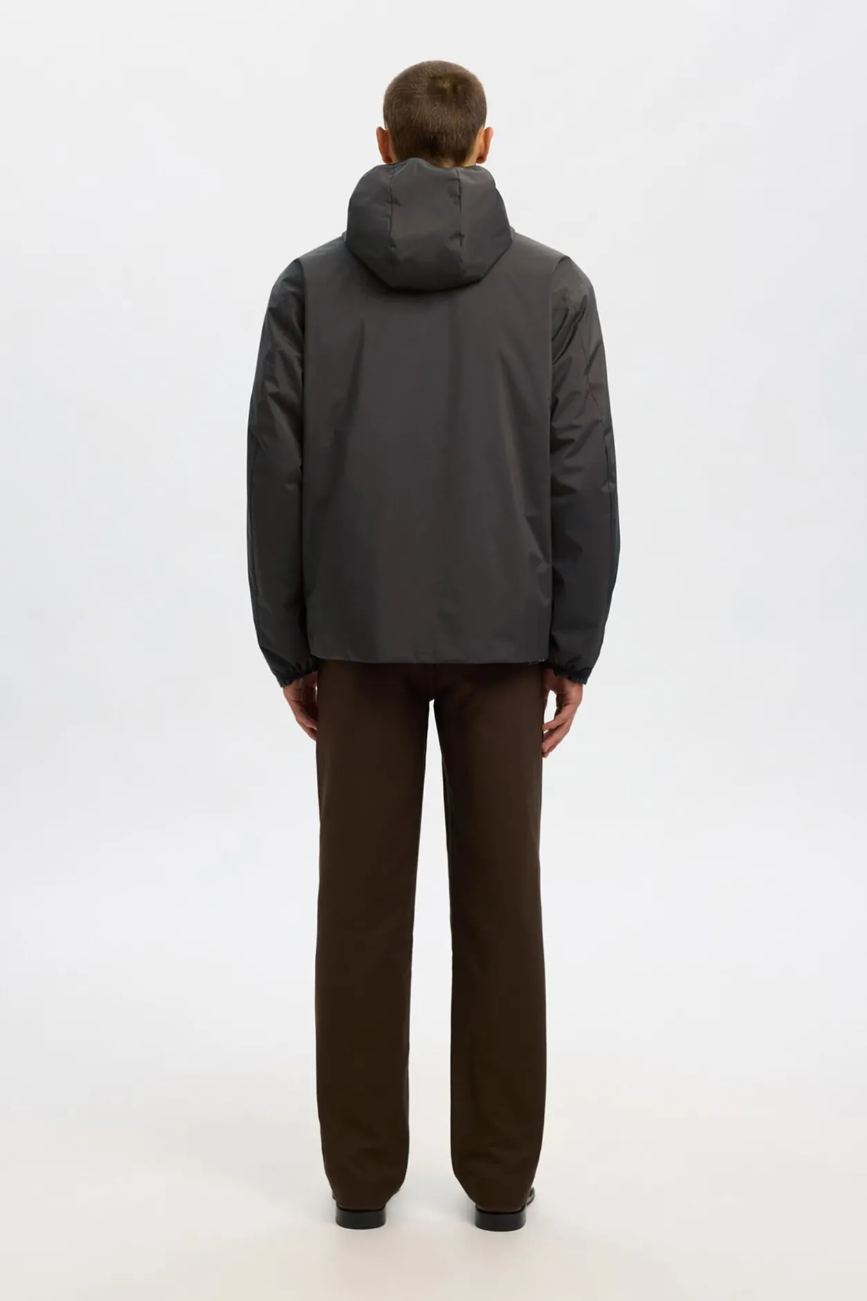 Selected Cazadora técnica resistente al agua Gris oscuro Best