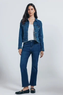 Springfield Cazadora vaquera algodón azul Discount