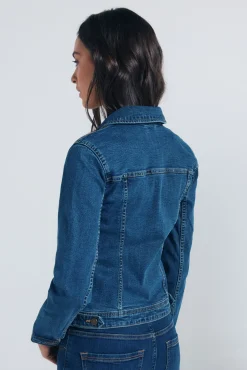 Springfield Cazadora vaquera algodón azul Discount