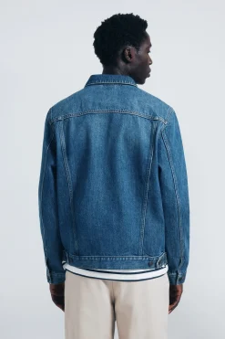 Springfield Cazadora vaquera básica turquesa