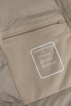 Pedro del Hierro Cazadora vistas desmontables Beige New
