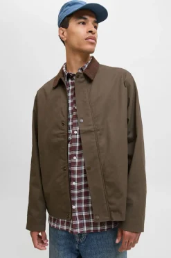 Jack & Jones Cazadora worker marr&oacute;n