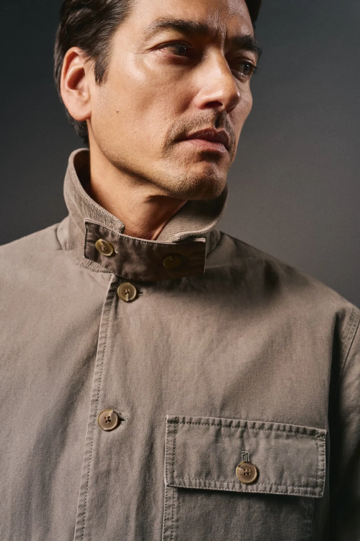 OOTO Cazadora worker cuello pana Kaki Hot