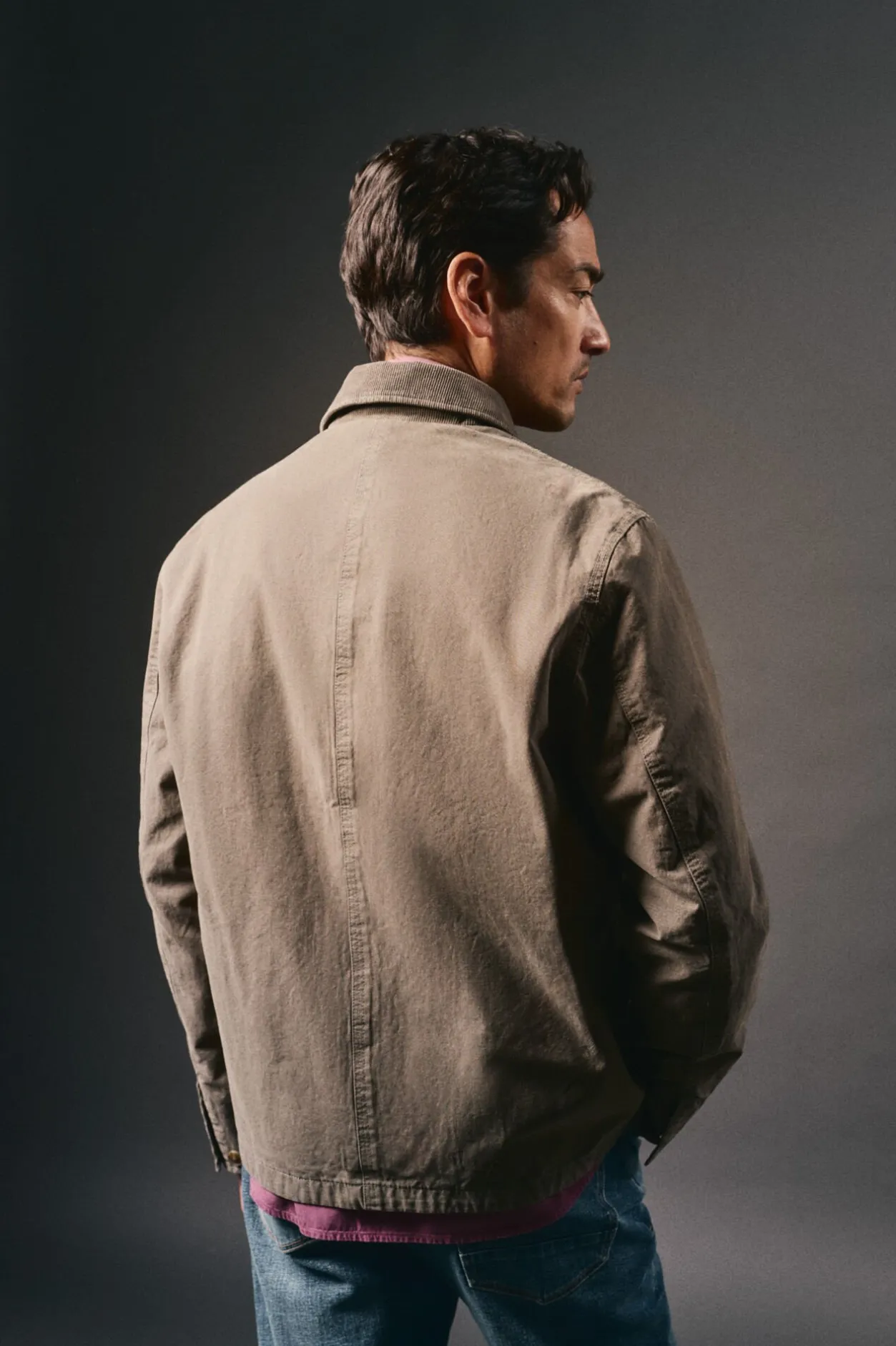 OOTO Cazadora worker cuello pana Kaki Hot