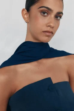 Pedro del Hierro Chal de fiesta Azul Clearance