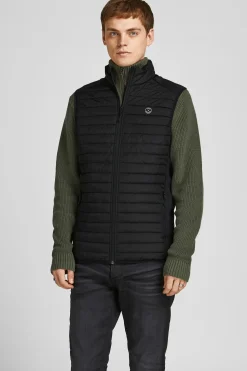 Jack & Jones Chaleco acolchado negro Clearance