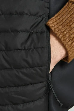 Jack & Jones PLUS Chaleco acolchado ligero PLUS negro Clearance