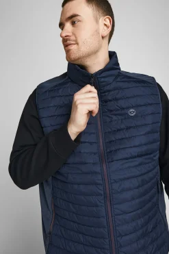 Jack & Jones PLUS Chaleco acolchado ligero PLUS azul Online