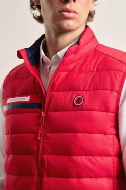 Valecuatro Chaleco acolchado banda Rojo Discount