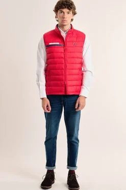 Valecuatro Chaleco acolchado banda Rojo Discount