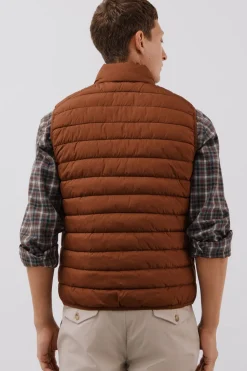 Cortefiel Chaleco acolchado ultralight Marr&oacute;n Online