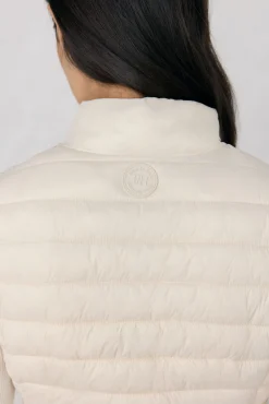 Pedro del Hierro Chaleco corto peplum Crudo Sale