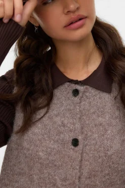 Vero Moda Chaleco de punto Marr&oacute;n New