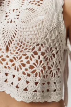 High Spirits Chaleco Dulcie blanco