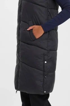 Vero Moda Chaleco midi acolchado de mujer Negro Sale
