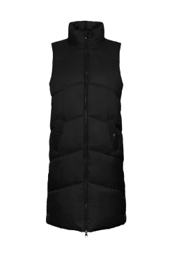Vero Moda Chaleco midi acolchado de mujer Negro Sale