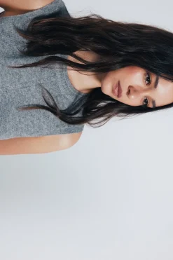 Springfield Chaleco punto trenzas nude