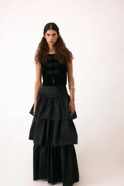 Pedro del Hierro Chaleco terciopelo Negro