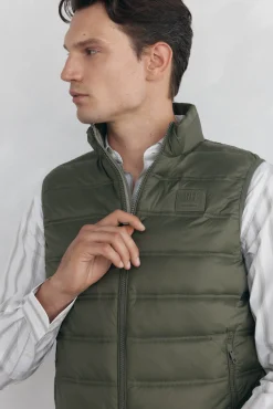 Pedro del Hierro Chaleco ultraligero Verde Hot