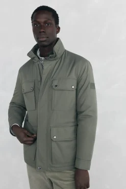 Pedro del Hierro Chaqueta 4 bolsillos Verde Online