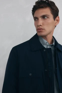 Pedro del Hierro Chaqueta 4 bolsillos con vistas Azul Outlet