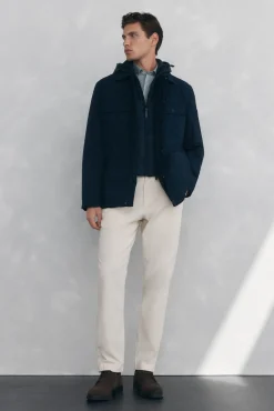 Pedro del Hierro Chaqueta 4 bolsillos con vistas Azul Outlet