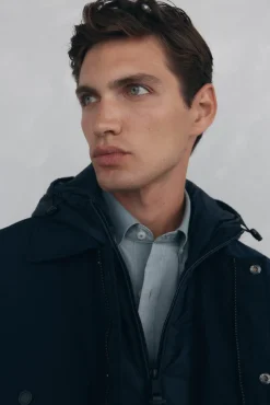 Pedro del Hierro Chaqueta 4 bolsillos con vistas Azul Outlet