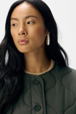 Object Chaqueta acolchada Verde Discount