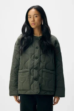 Object Chaqueta acolchada Verde Discount