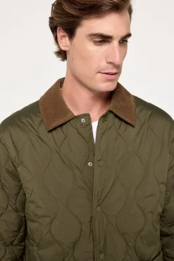 Jack & Jones Chaqueta acolchada Verde oscuro Sale