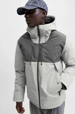 Jack & Jones Chaqueta acolchada bicolor gris New