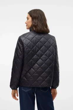 Vero Moda Chaqueta acolchada de mujer con bolsillos Negro Clearance