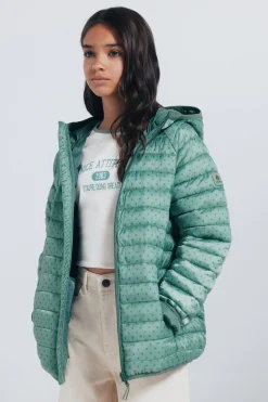 Springfield Kids Chaqueta acolchada estrellas niña verde Sale