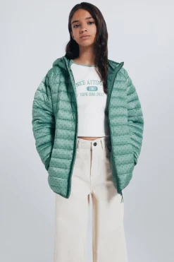 Springfield Kids Chaqueta acolchada estrellas niña verde Sale