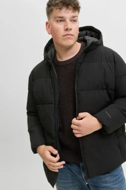 Jack & Jones PLUS Chaqueta acolchada hombre negro