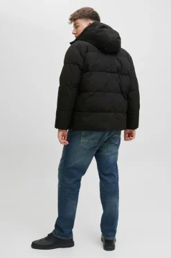 Jack & Jones PLUS Chaqueta acolchada hombre negro