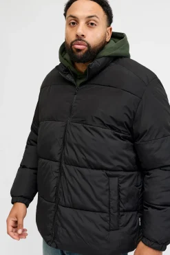 Jack & Jones PLUS Chaqueta acolchada hombre negro Online