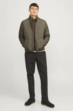 Jack & Jones Chaqueta acolchada puffer marr&oacute;n Sale