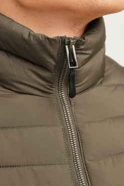 Jack & Jones Chaqueta acolchada puffer marr&oacute;n Sale