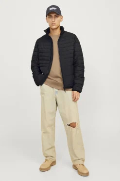 Jack & Jones Chaqueta acolchada puffer negro