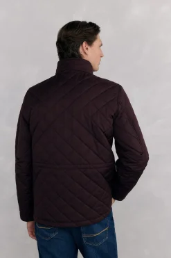 Pedro del Hierro Chaqueta acolchada rombos Burdeos Sale