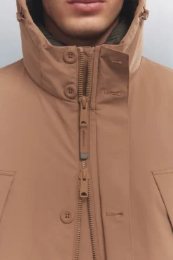 Springfield Chaqueta acolchada térmica beige