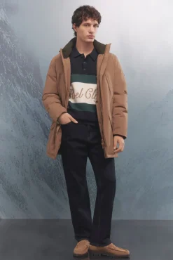 Springfield Chaqueta acolchada térmica beige