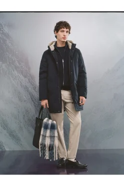 Springfield Chaqueta acolchada térmica azul Online